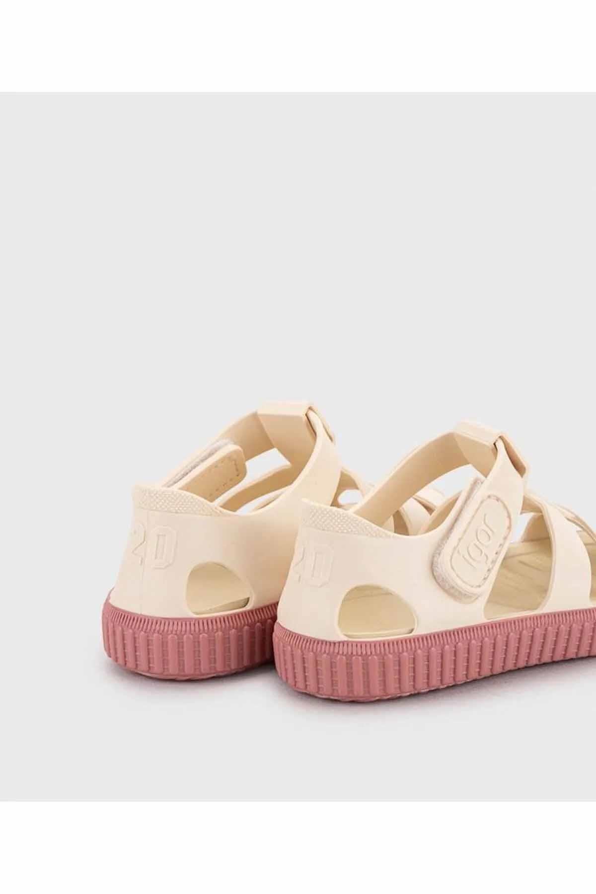 IGORSandaletIgor Nico Marfil Çocuk Sandalet Ayakkabı S10323-383Neuvo Rosa