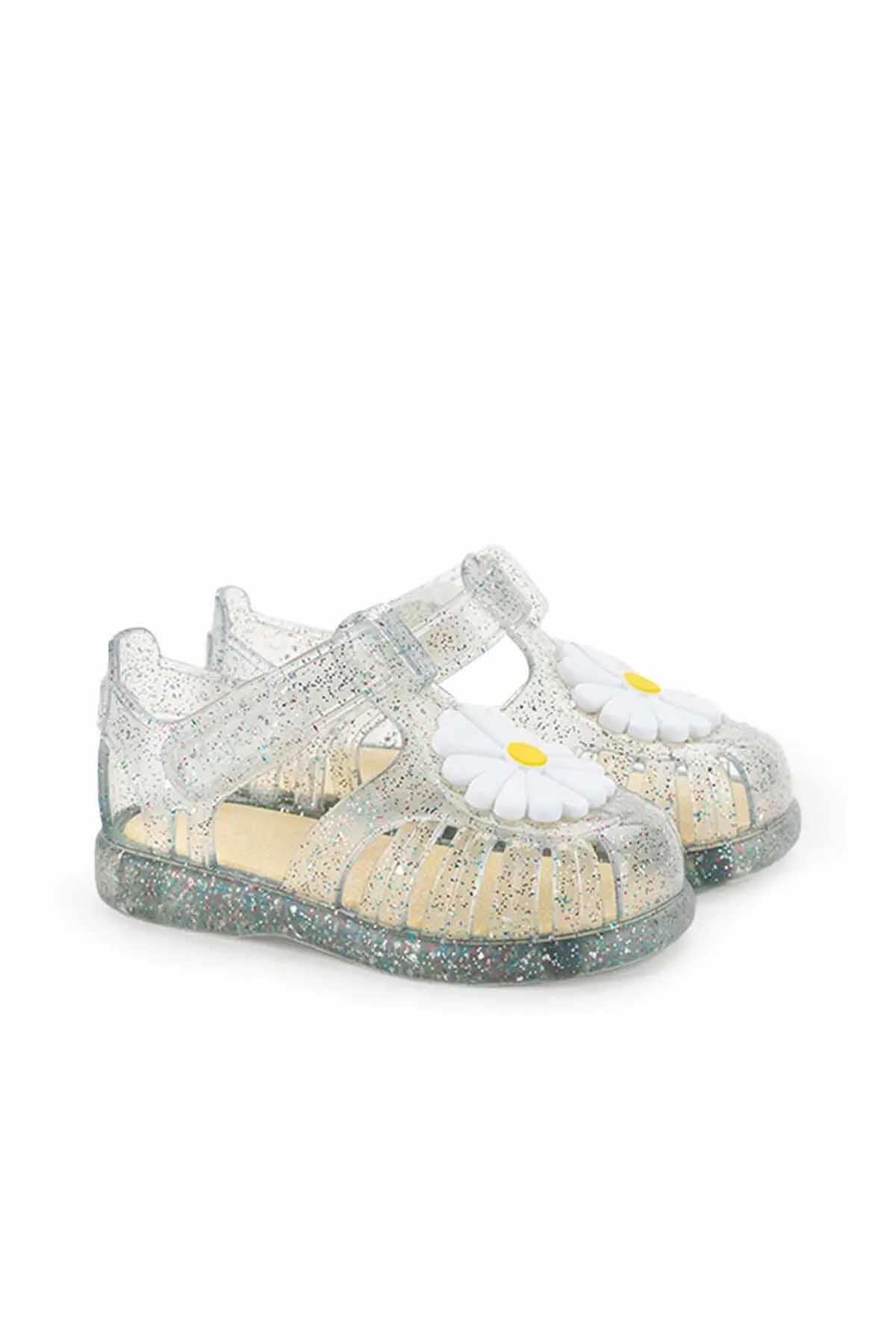IGORSandaletIgor Tobby Gloss Flor Çocuk Sandalet Ayakkabı S10322-386Transparen