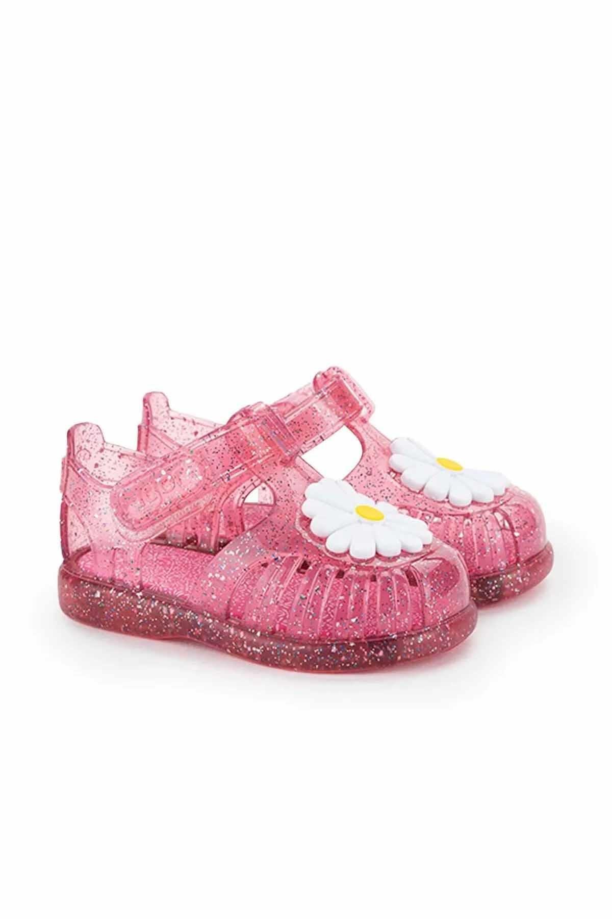 IGORSandaletIgor Tobby Gloss Flor Çocuk Sandalet Ayakkabı S10322-387Fucsia