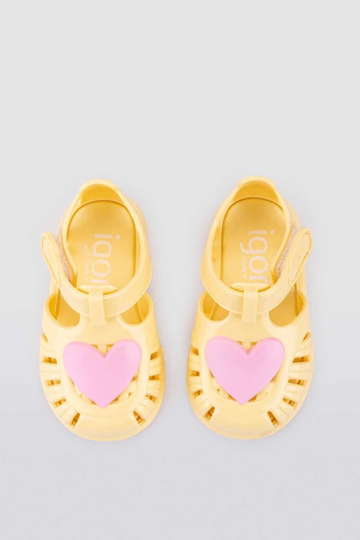IGORSandaletIgor Tobby Gloss Love Çocuk Sandalet Ayakkabı S10310-228Vainilla