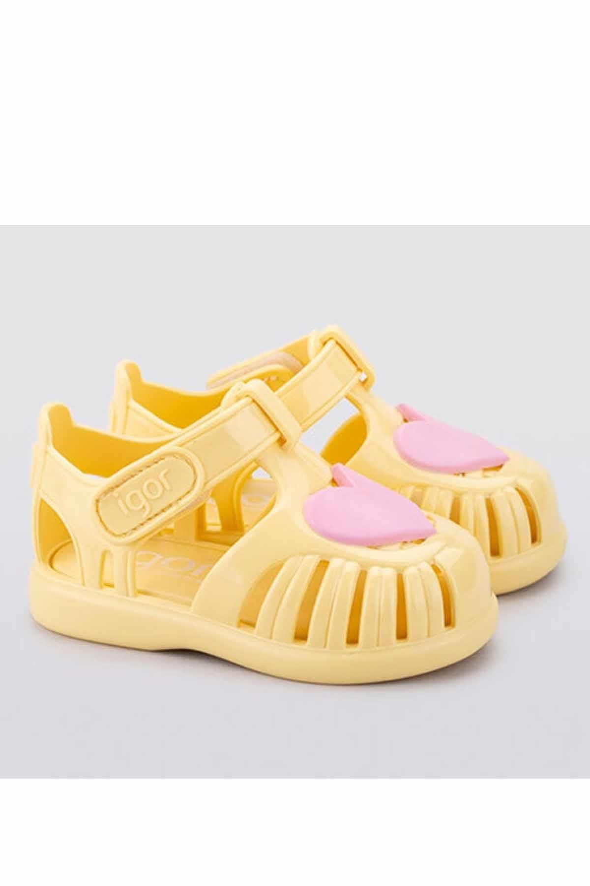IGORSandaletIgor Tobby Gloss Love Çocuk Sandalet Ayakkabı S10310-228Vainilla