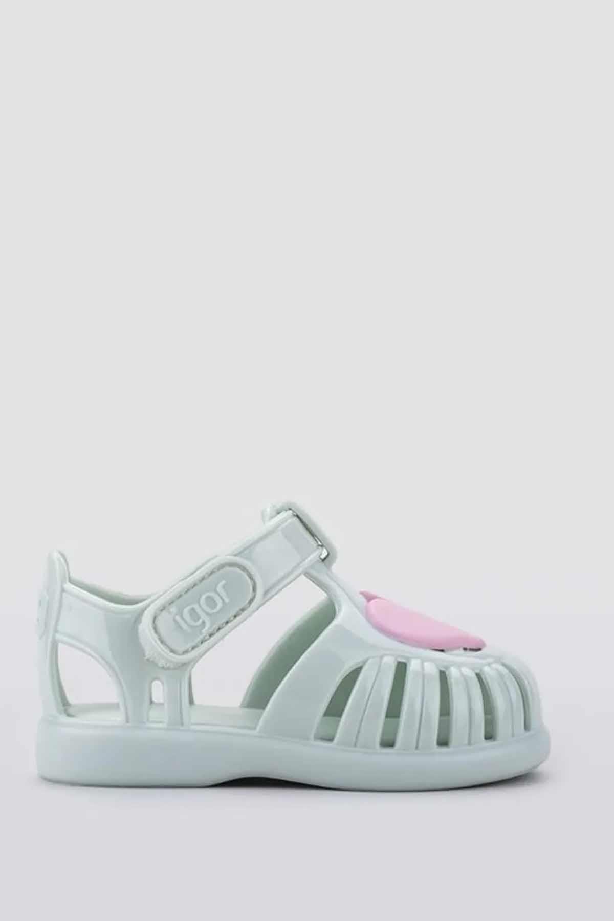 IGORSandaletIgor Tobby Gloss Love Çocuk Sandalet Ayakkabı S10310-026Menta