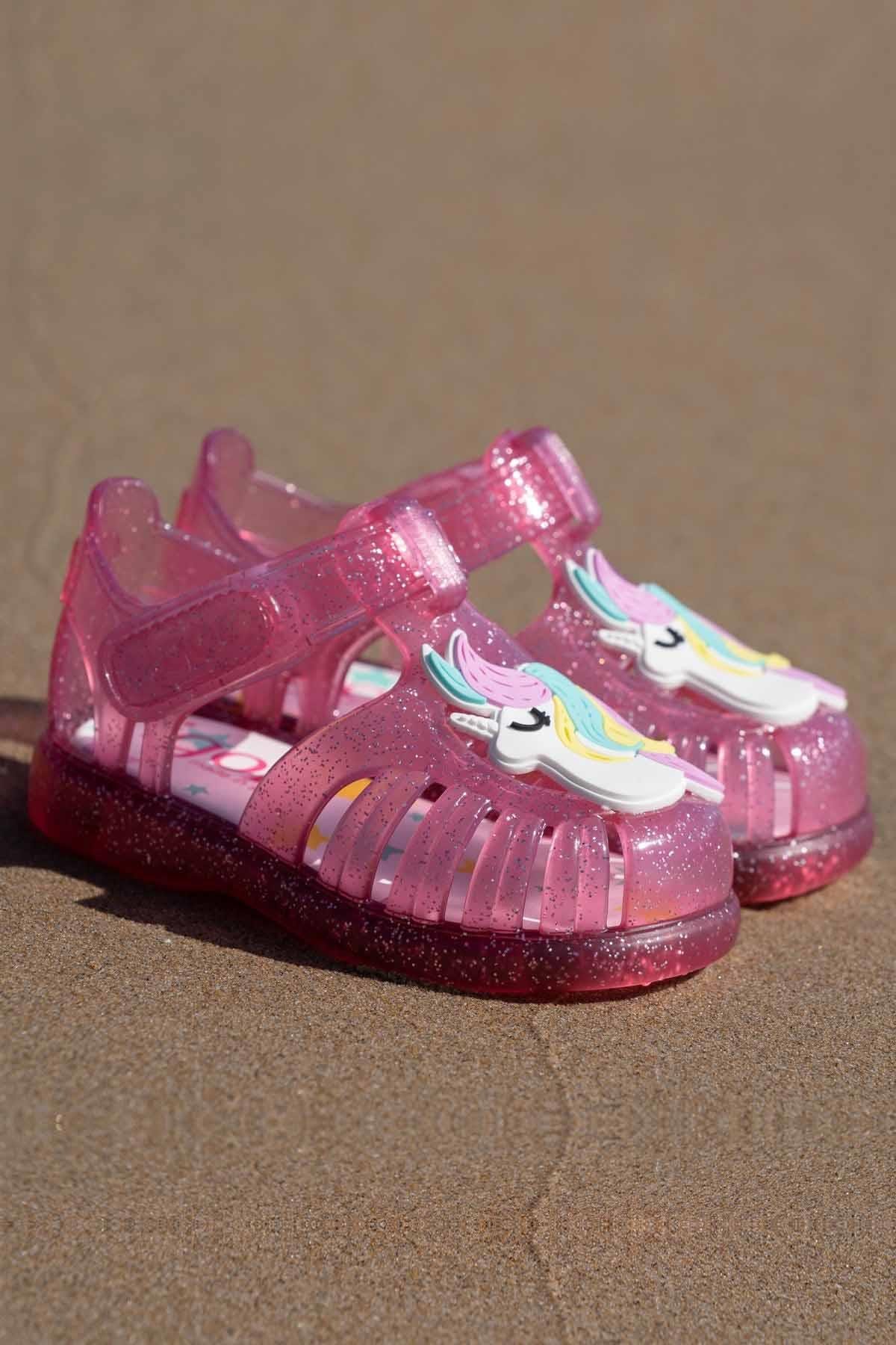 IGORSandaletIgor Tobby Gloss Unicornio Çocuk Sandalet Ayakkabı S10309-057Fucsıa