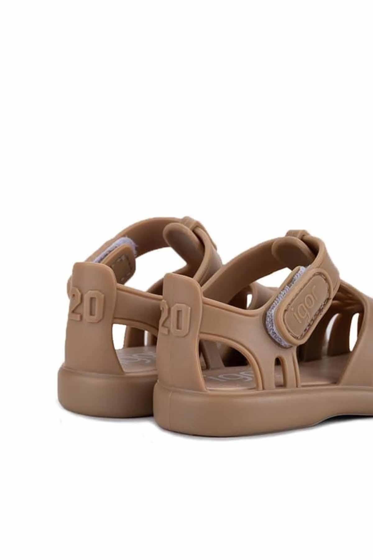 IGORSandaletIgor Tobby Solid Çocuk Sandalet Ayakkabı S10271-183Taupe