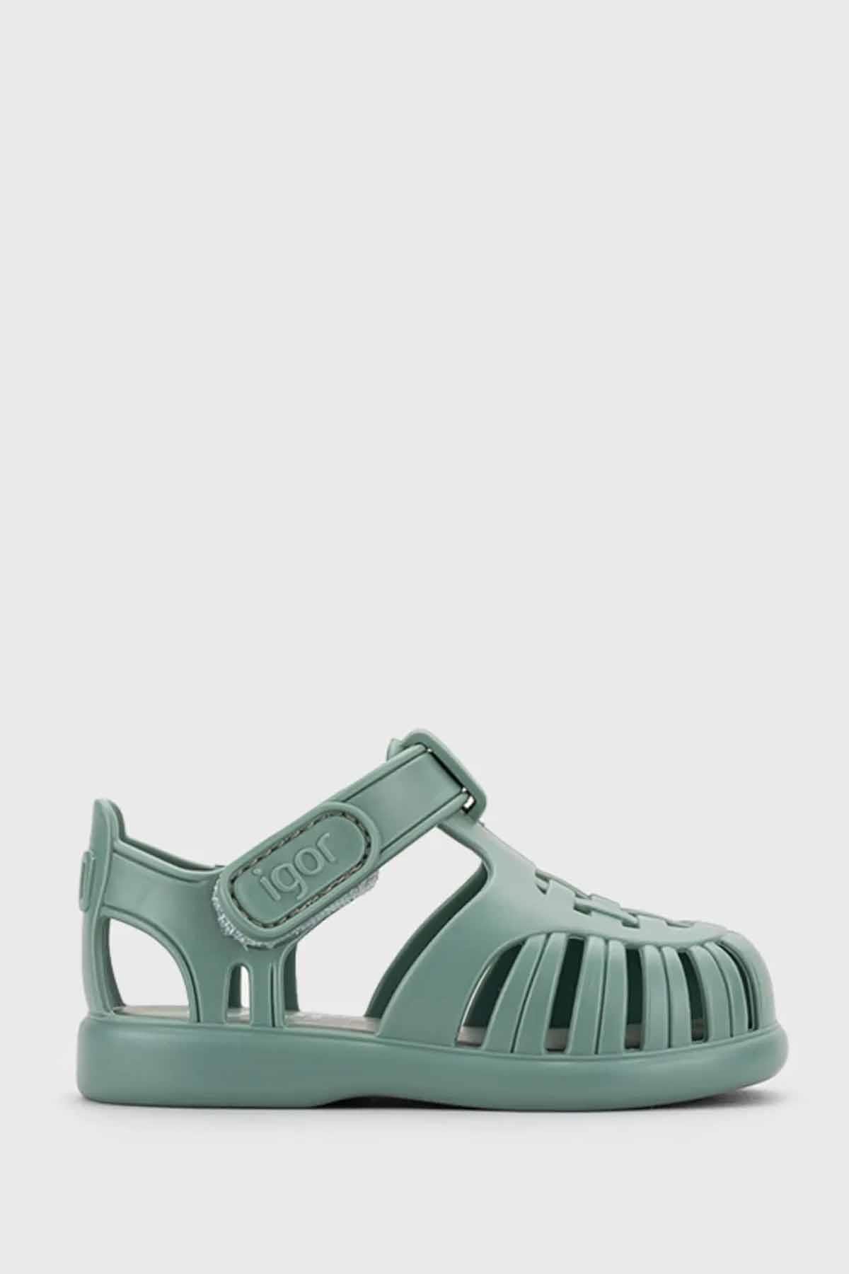 IGORSandaletIgor Tobby Solid Çocuk Sandalet Ayakkabı S10271-384Green