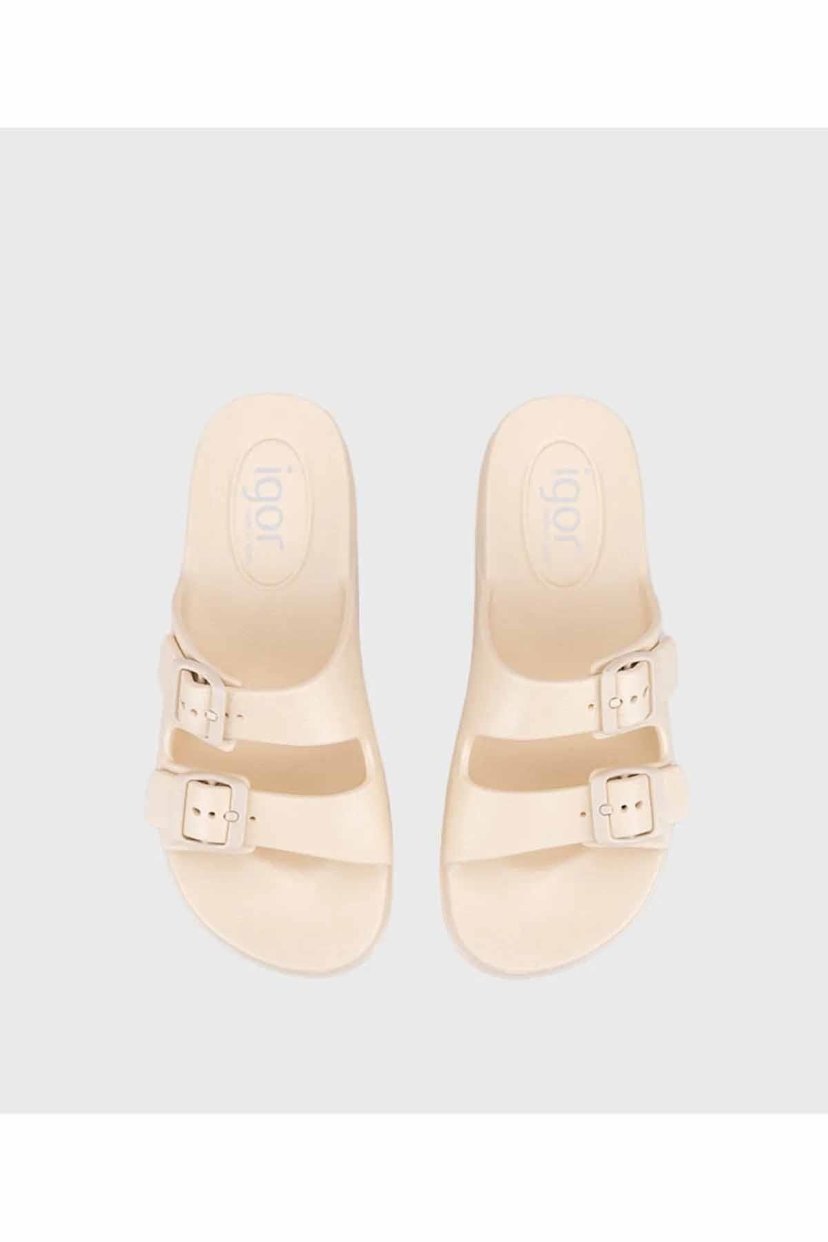 IGORTerlikIgor Habana Kadın Terlik Ayakkabı S10318-079Marfil