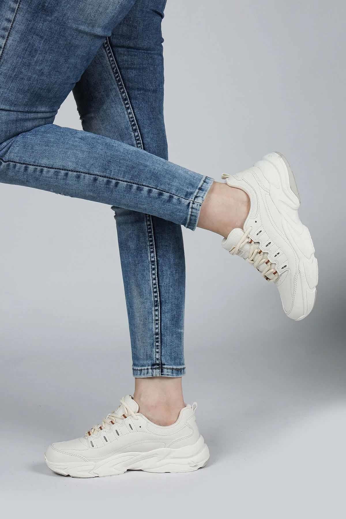 JUMPGünlük SporJump 26776 Kadın Günlük Spor Ayakkabı JA326776128UTBej