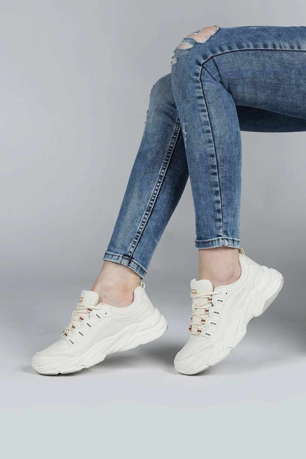 JUMPGünlük SporJump 26776 Kadın Günlük Spor Ayakkabı JA326776128UTBej