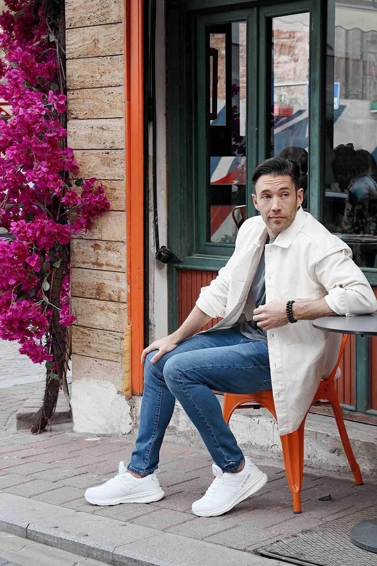 JUMPGünlük SporJump Erkek Spor Ayakkabı 27401 Erkek Günlük Spor Ayakkabı JA127401121ATBEYAZ