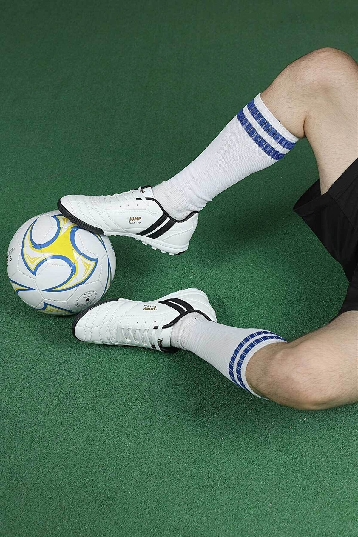 JUMPHalı SahaJump Halı Saha 13258 Erkek Halı Saha Ayakkabı JA113258121BTBEYAZ