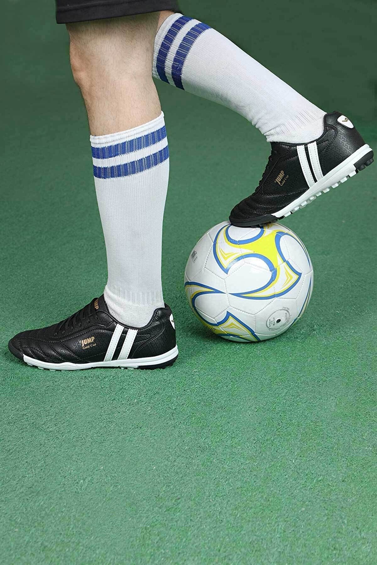 JUMPHalı SahaJump Halı Saha 13258 Erkek Halı Saha Ayakkabı JA113258121ATSiyah