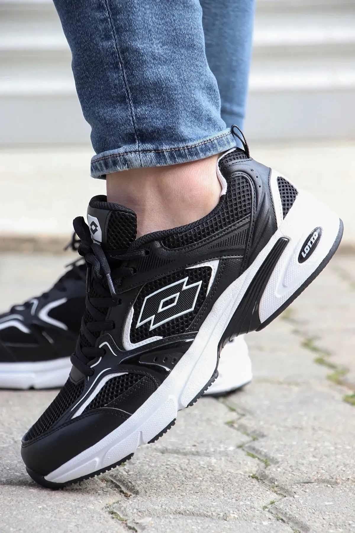 LOTTOYürüyüş KoşuLotto 530 Athenes Hafıza Taban B-3 Erkek Yürüyüş Koşu Ayakkabı 101502590-3Siyah-Byz