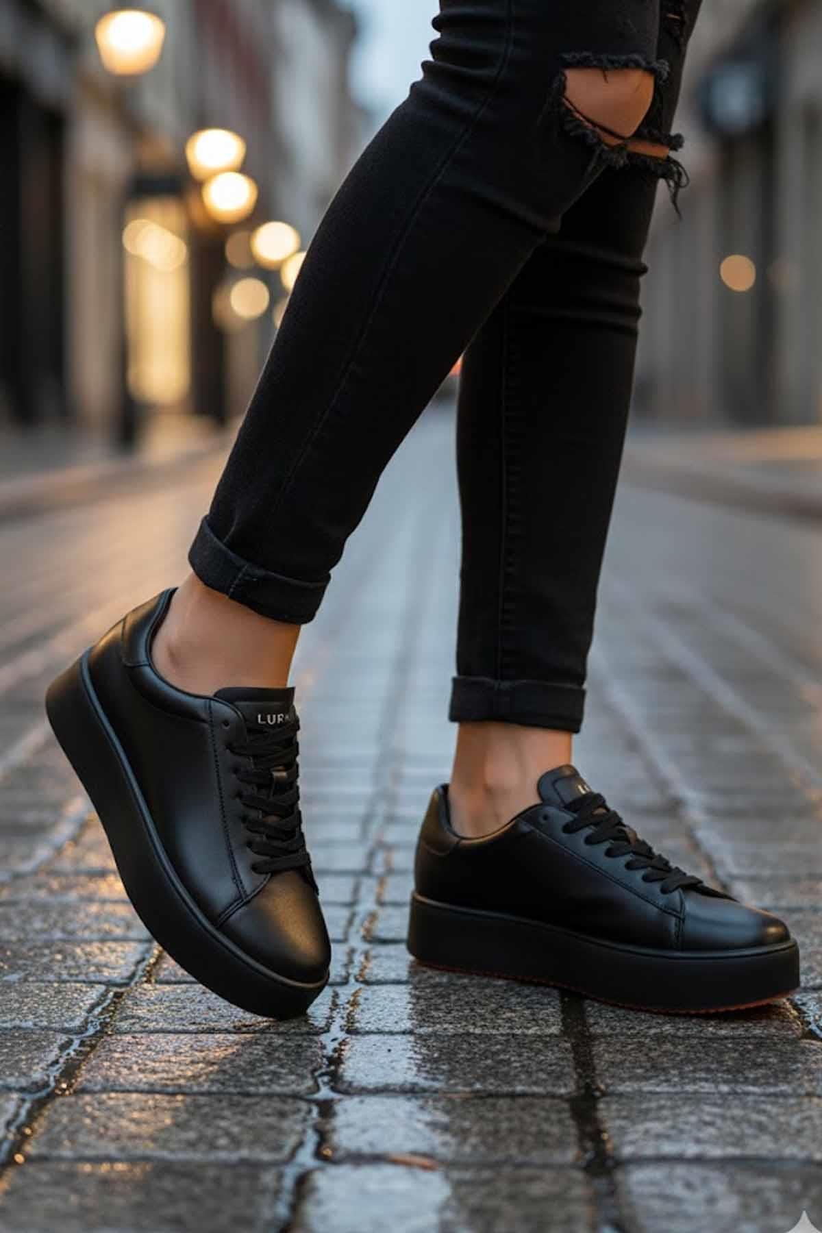 LUFIANSneakerLufian Adel Kadın Spor Ayakkabı Kadın Sneaker Ayakkabı 122230051SIYAH