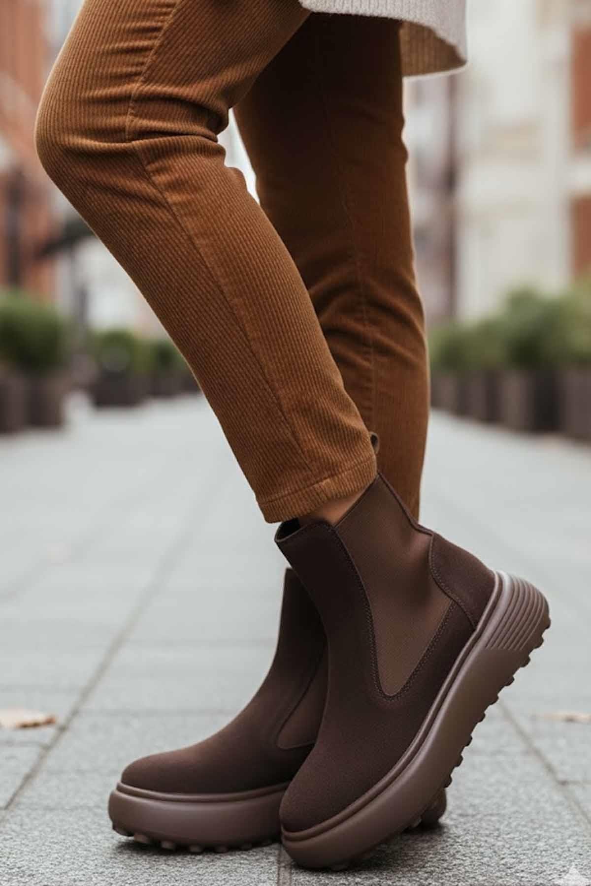 LUFIANSneakerLufian MONICA Kadın Sneaker Ayakkabı 122230048KAHVE