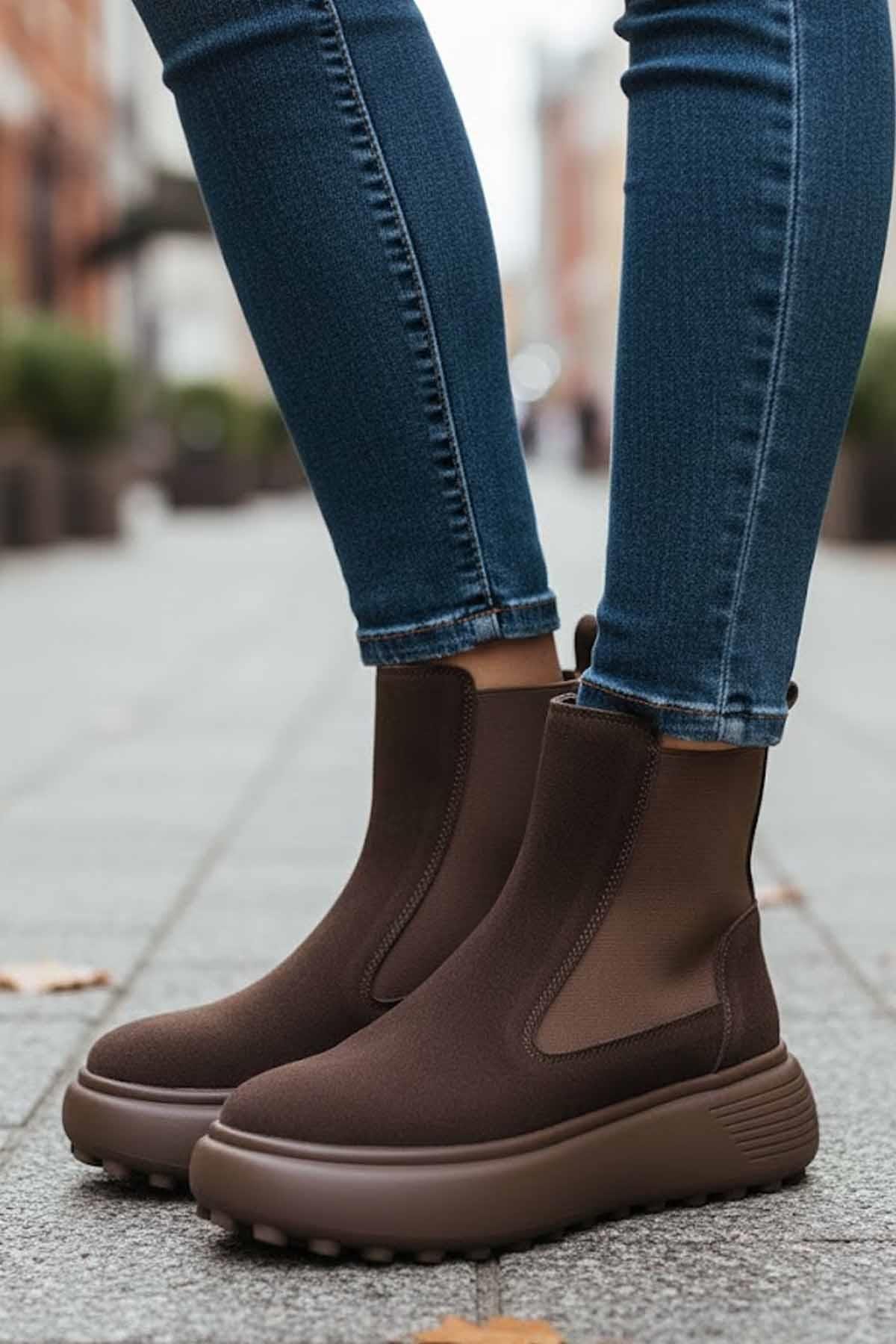 LUFIANSneakerLufian MONICA Kadın Sneaker Ayakkabı 122230048KAHVE