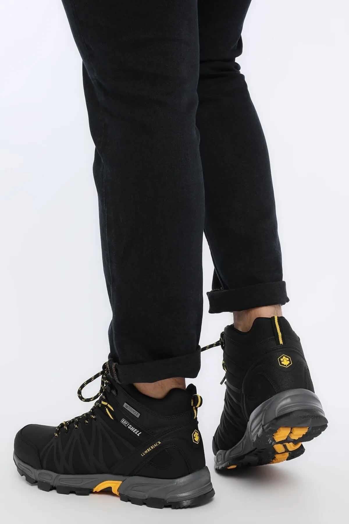 LUMBERJACKBotLumberjack SHELL HI Erkek Bot Siyah Sarı Erkek Bot Ayakkabı 101782881Siyah/Sarı