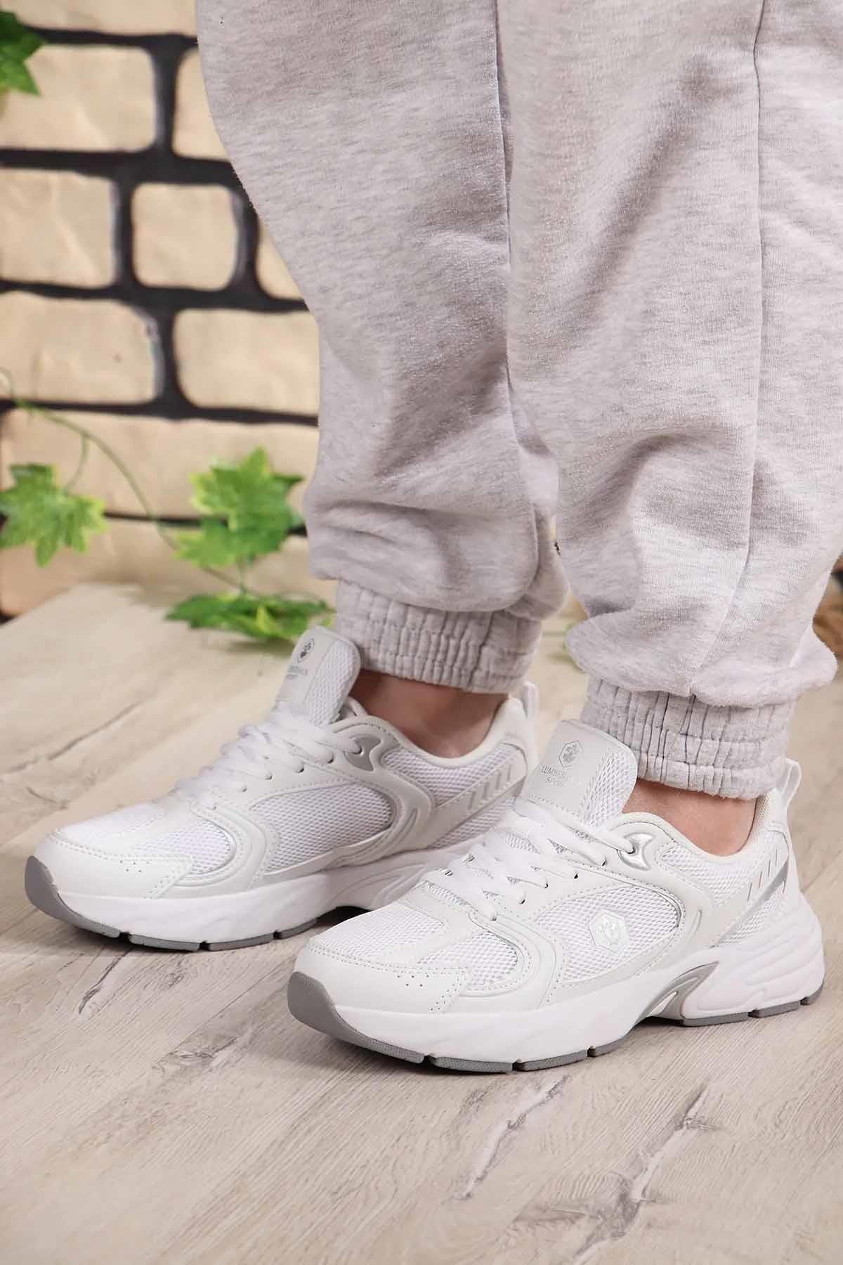 LUMBERJACKGünlük SporLumberjack Pol Kadın Spor Ayakkabı  White-Silver Kadın Günlük Spor Ayakkabı 101932318Beyaz-Gri