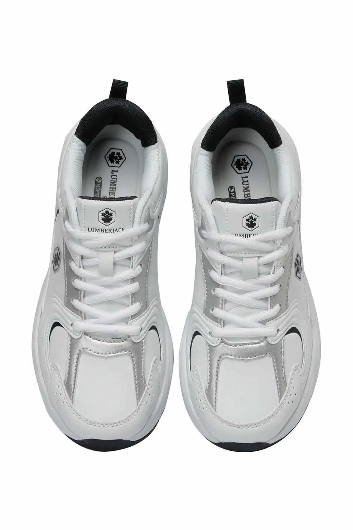 LUMBERJACKGünlük SporLumberjack Unisex Spor Ayakkabı POl PU Erkek Günlük Spor Ayakkabı 101393010-9BEYAZ