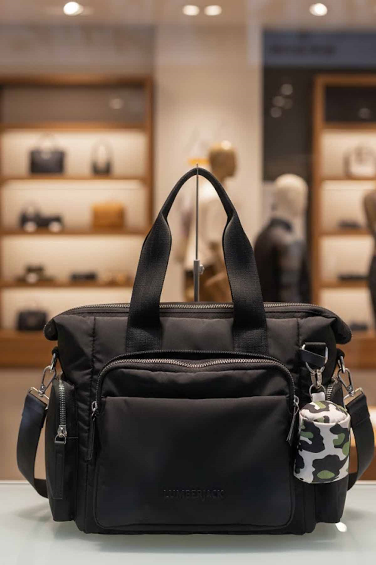 LUMBERJACKOmuz ÇantaLumberjack PRST Çok Cepli Omuz Çantası Kadın Omuz Çanta 102689533Siyah