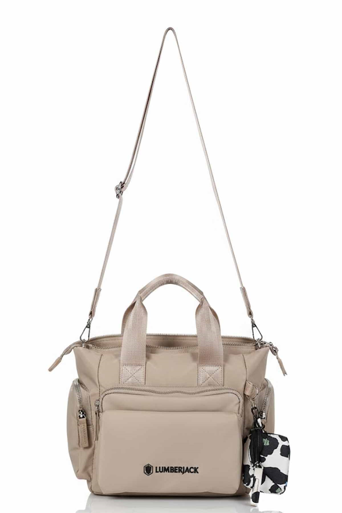 LUMBERJACKOmuz ÇantaLumberjack PRST Çok Cepli Omuz Çantası Kadın Omuz Çanta 102689534Bej