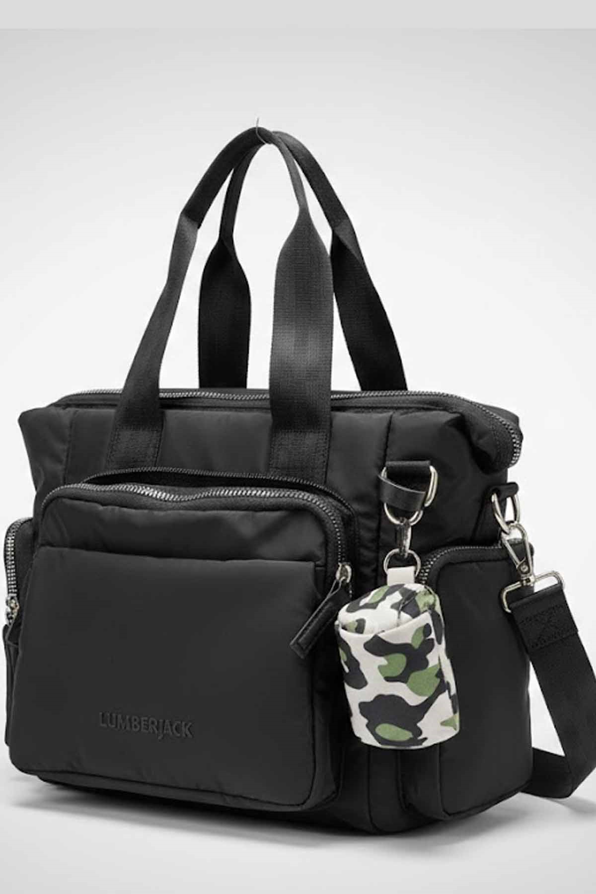 LUMBERJACKOmuz ÇantaLumberjack PRST Çok Cepli Omuz Çantası Kadın Omuz Çanta 102689533Siyah