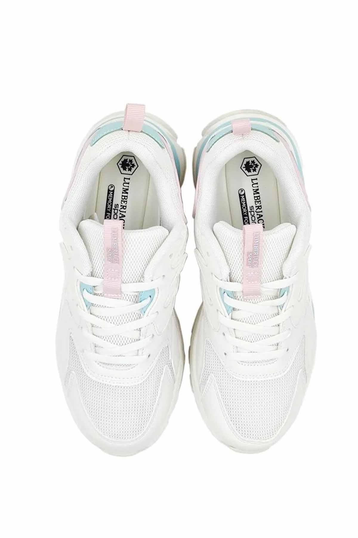 LUMBERJACKSneakerLumberjack Null 4FX Kadın Sneaker Ayakkabı 1014999409Kırık-Byz