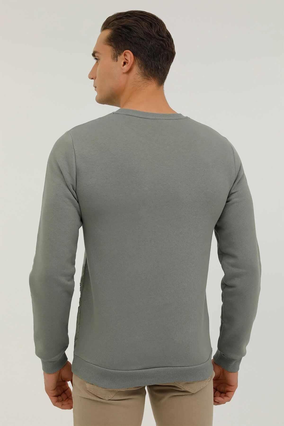 LUMBERJACKSweatshirtLumberjack Nature M-CG556 B-2 Erkek Sweatshirt 100002636-2Haki