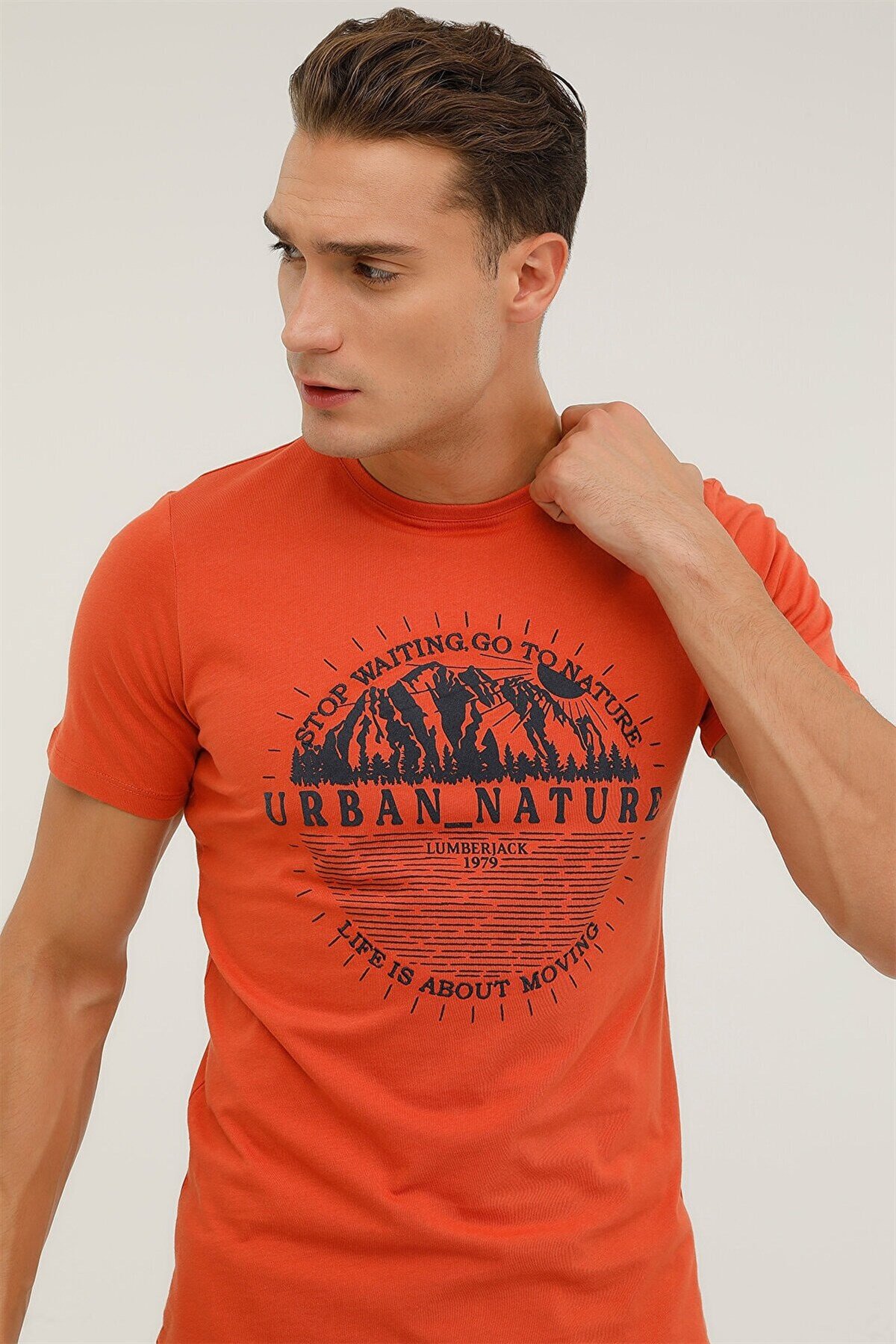 LUMBERJACKTişörtLumberjack Forest Erkek Tişört 101177144TURUNCU