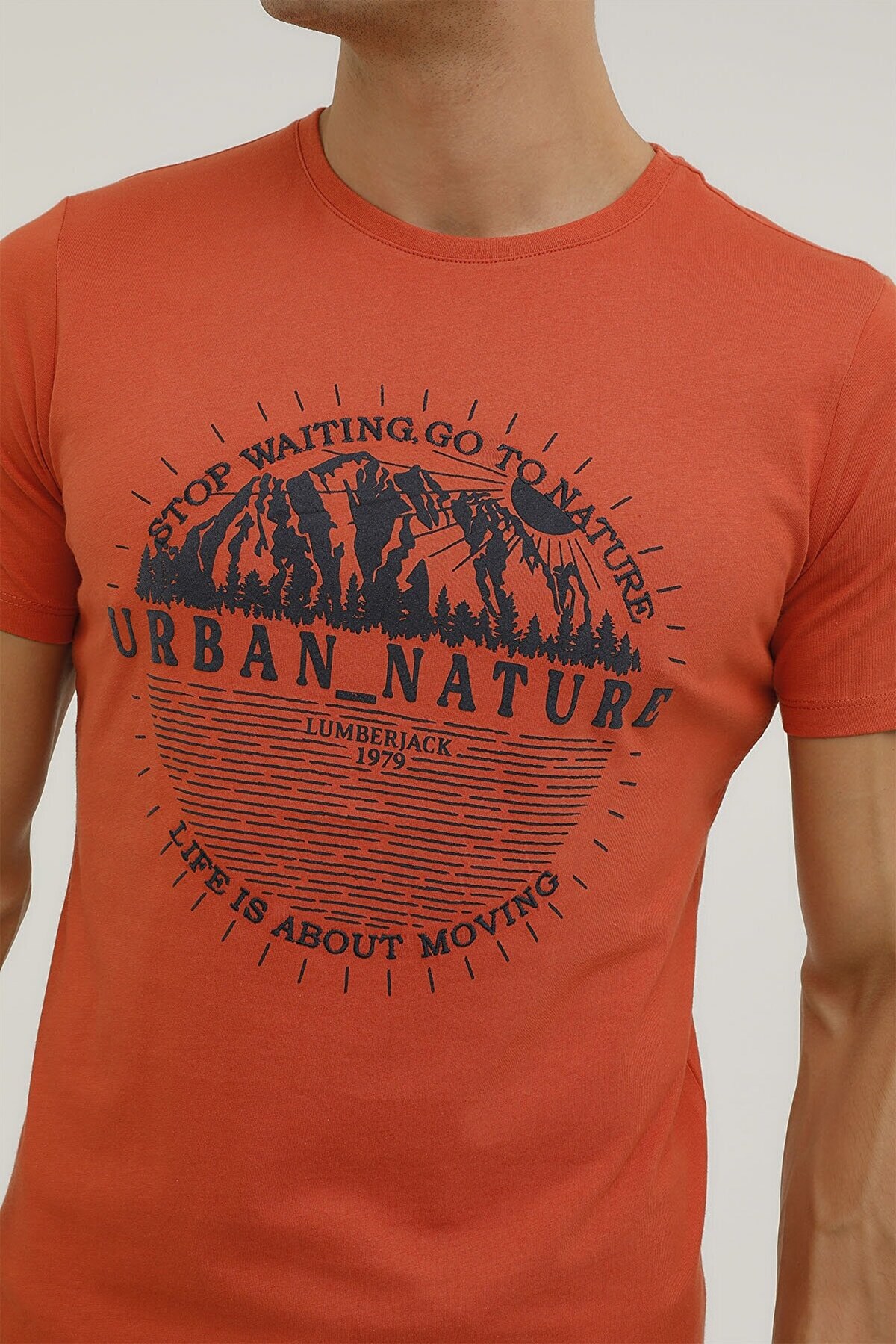 LUMBERJACKTişörtLumberjack Forest Erkek Tişört 101177144TURUNCU
