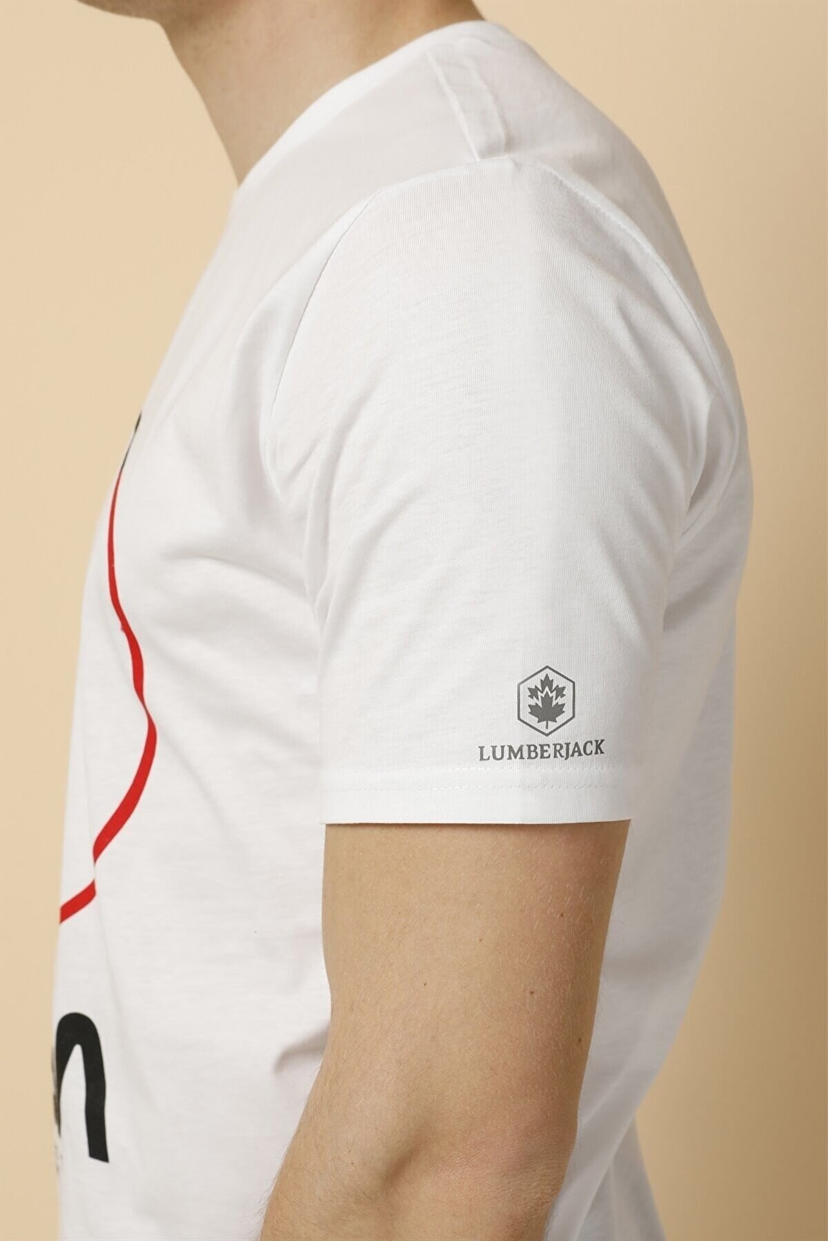 LUMBERJACKTişörtLumberjack Nasa Rocket Erkek Tişört 101006088RSBEYAZ