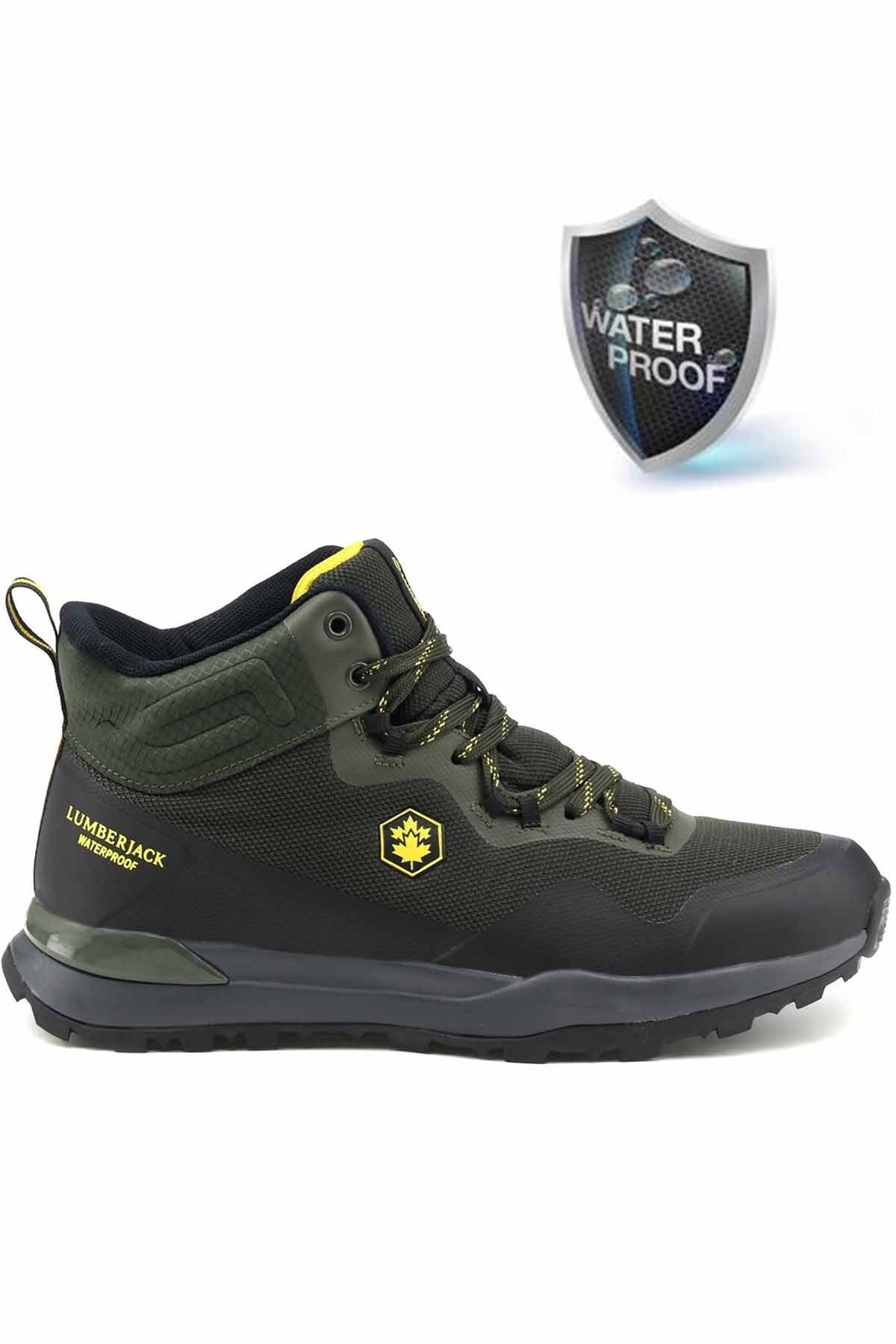 LUMBERJACKWaterProof BotLumberjack Bot Half HI Erkek WaterProof Bot Ayakkabı 101051543HAKI