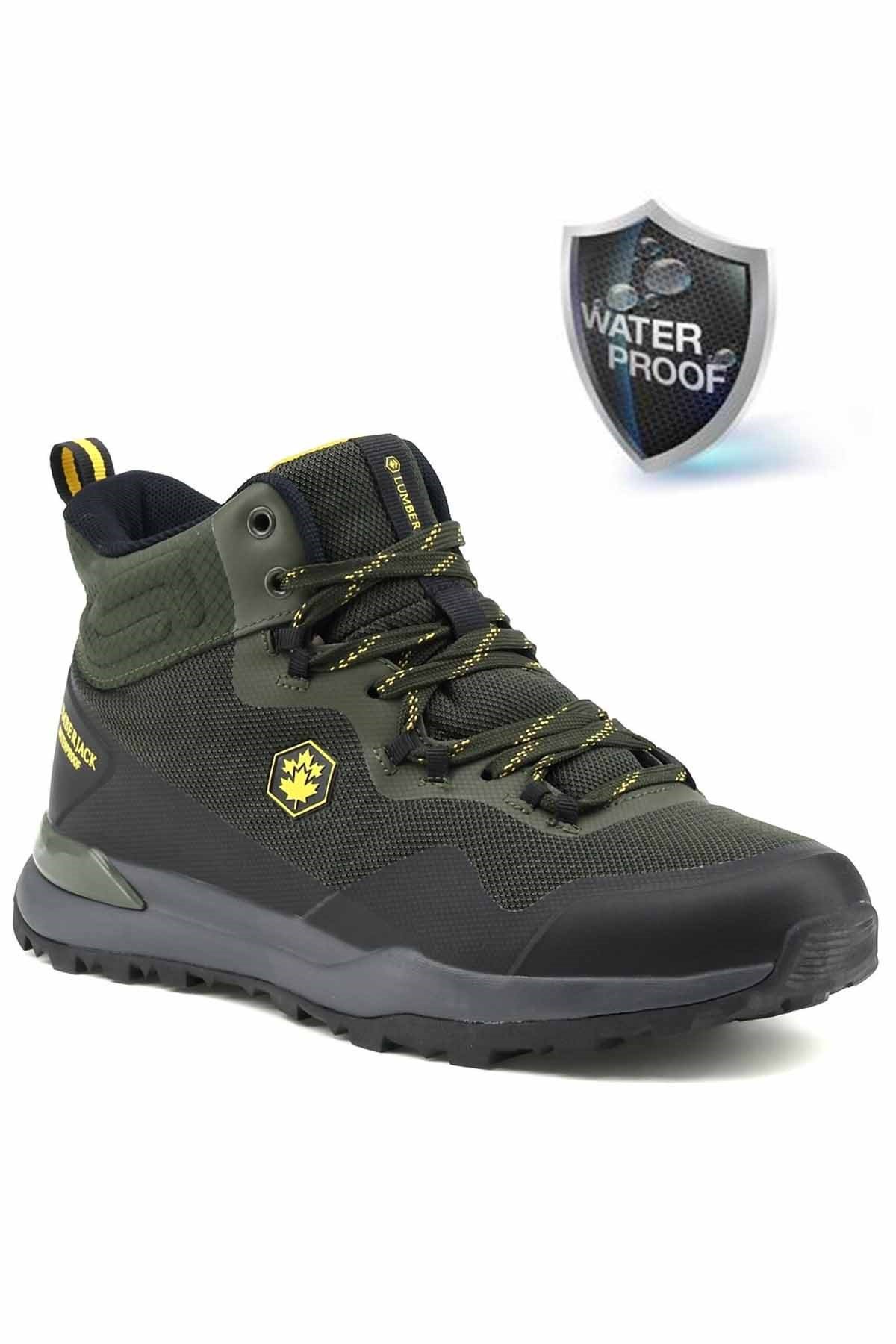 LUMBERJACKWaterProof BotLumberjack Bot Half HI Erkek WaterProof Bot Ayakkabı 101051543HAKI