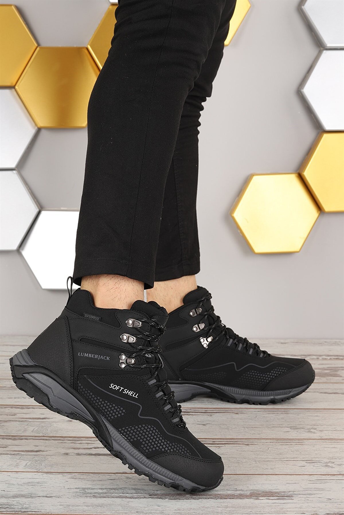 LUMBERJACKWaterProofLumberjack EAGLE HI Erkek WaterProof Ayakkabı 101164730SIYAH