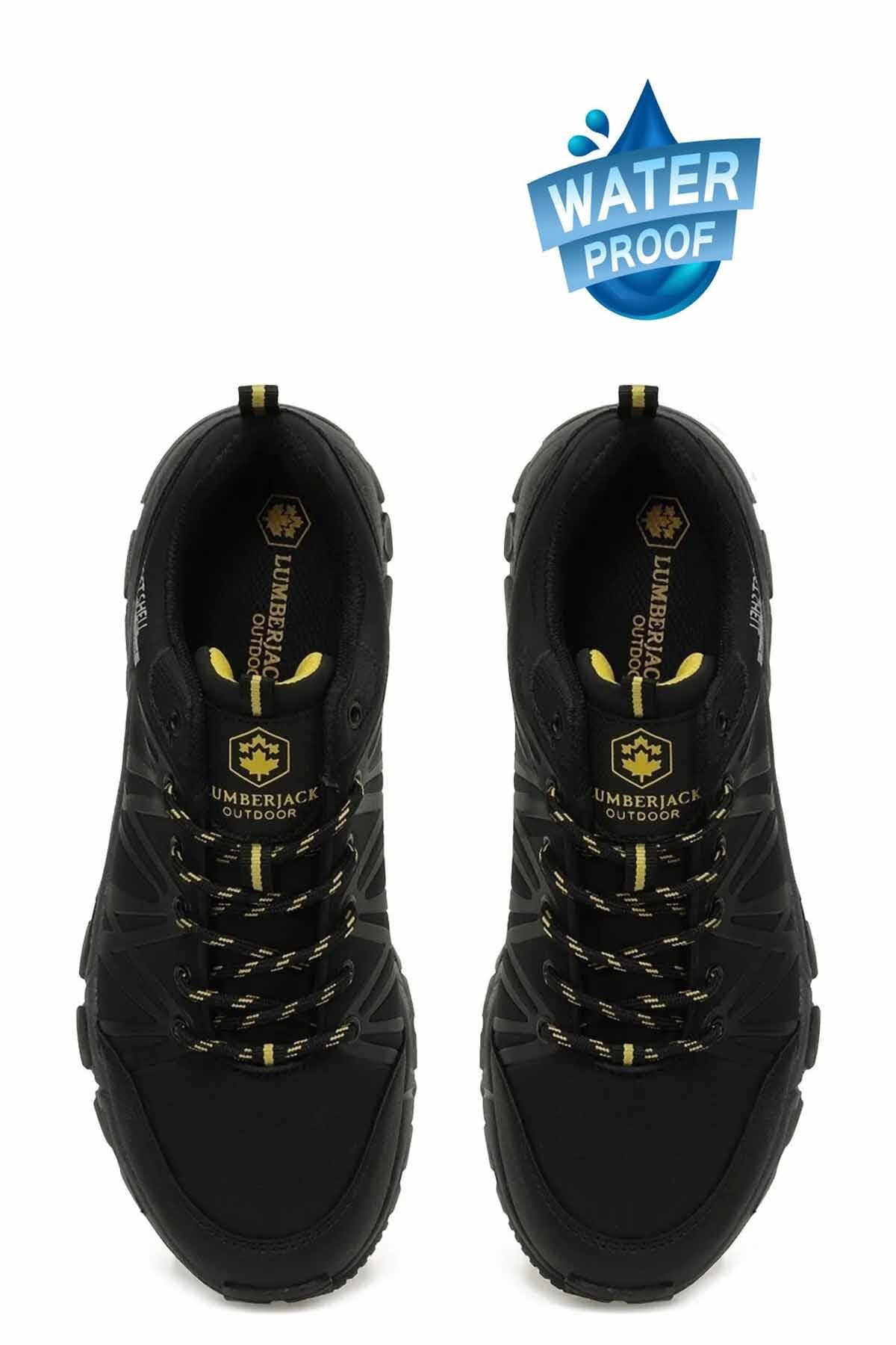 LUMBERJACKWaterProofLumberjack Erkek Su Gecirmez Ayakkabı Shell B-9 Erkek WaterProof Ayakkabı 101387046-2Siyah/Sarı
