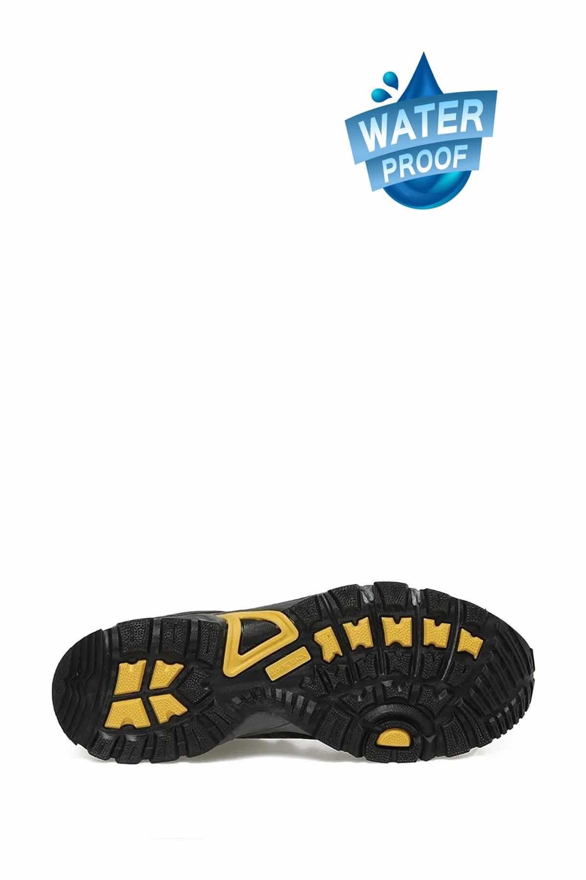 LUMBERJACKWaterProofLumberjack Erkek Su Gecirmez Ayakkabı Shell B-9 Erkek WaterProof Ayakkabı 101387046-2Siyah/Sarı