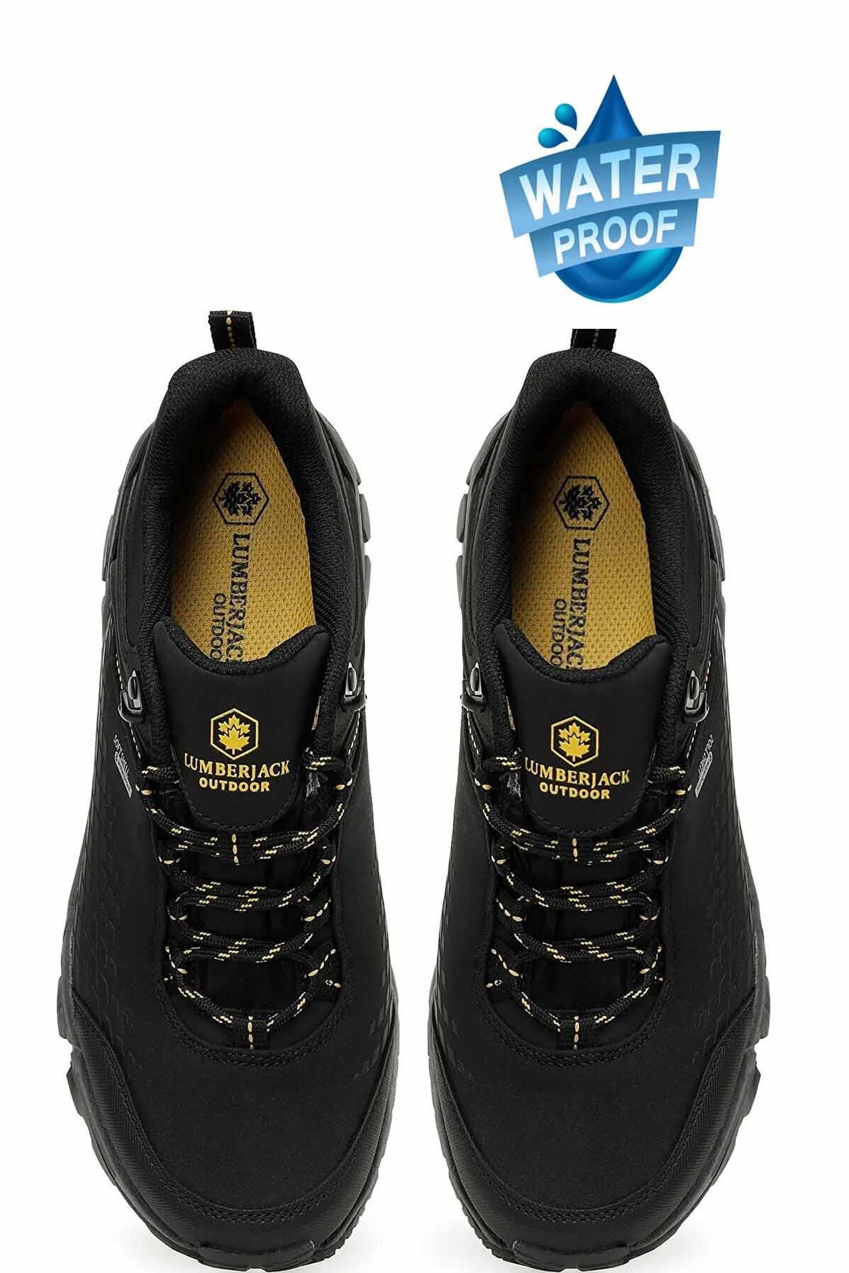 LUMBERJACKWaterProofLumberjack Erkek Su Gecirmez Ayakkabı Flake B-9 Erkek WaterProof Ayakkabı 101386664-1Siyah/Sarı