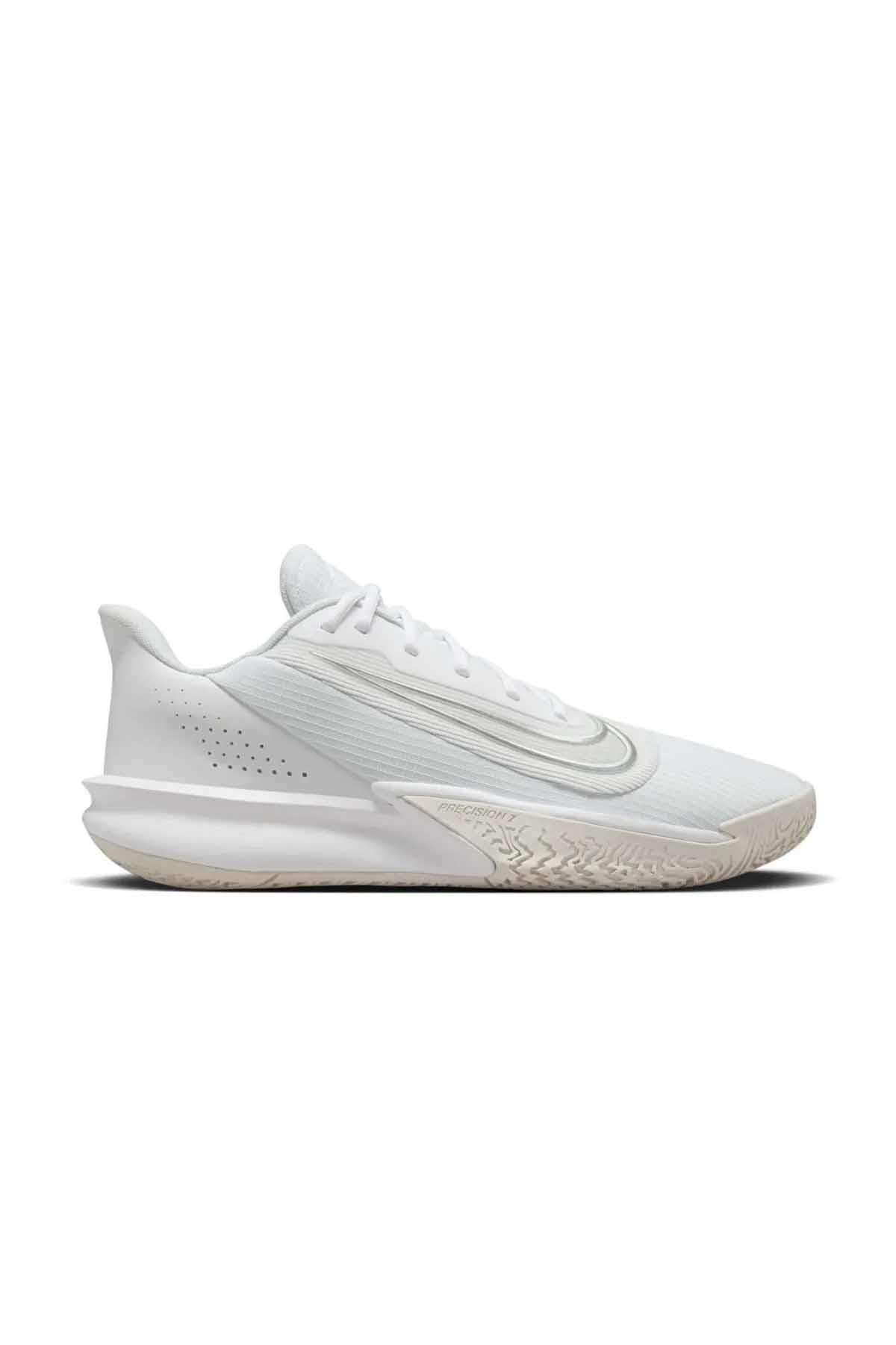 NIKE BasketbolNike Erkek Basketbol Ayakkabısı PRECISION VII Erkek Basketbol Ayakkabı FN4322-100-BEYAZ