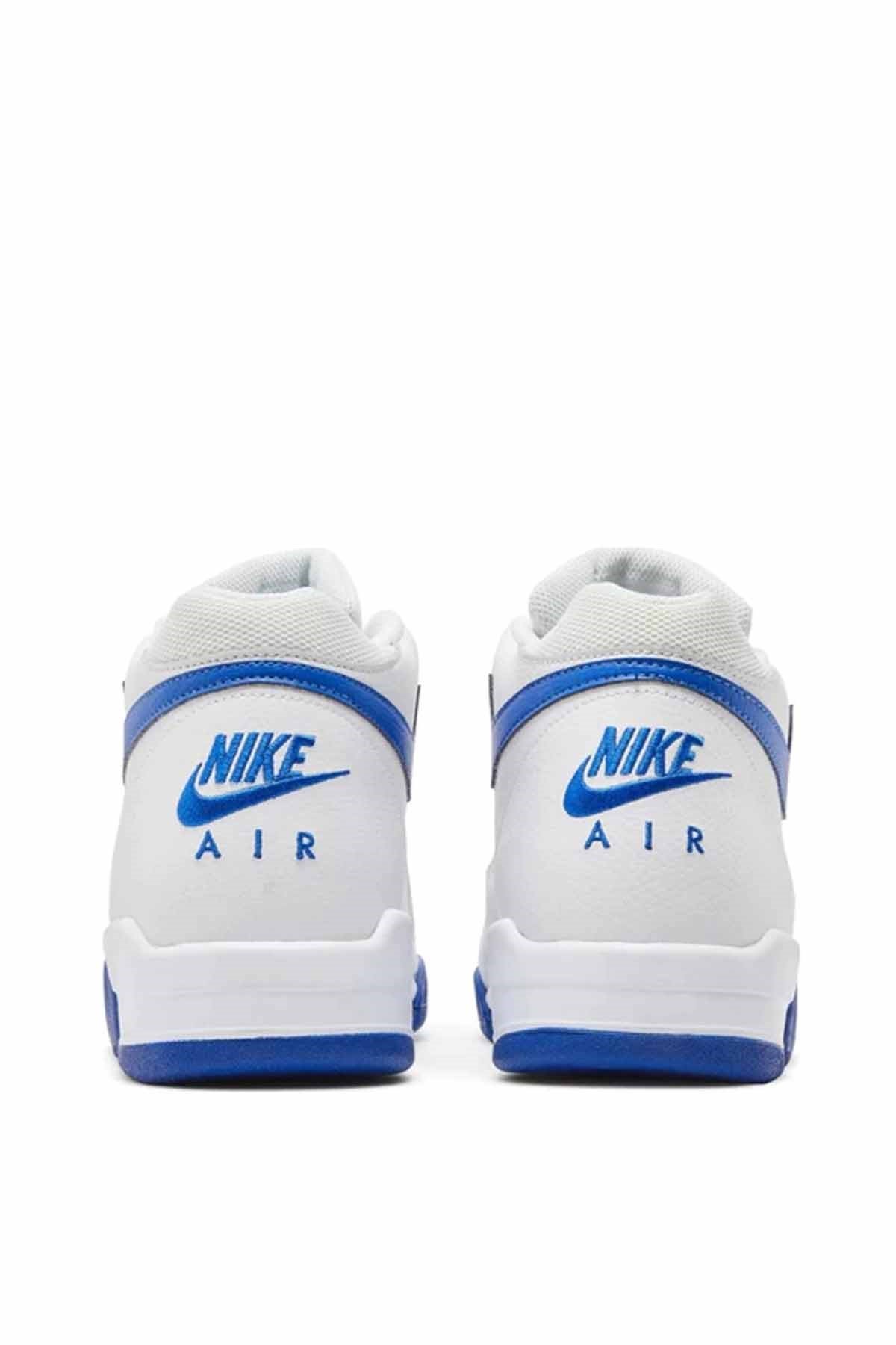 NIKE BasketbolNike Flight Legacy Erkek Basketbol Ayakkabı BQ4212-103-Beyaz-Mavi