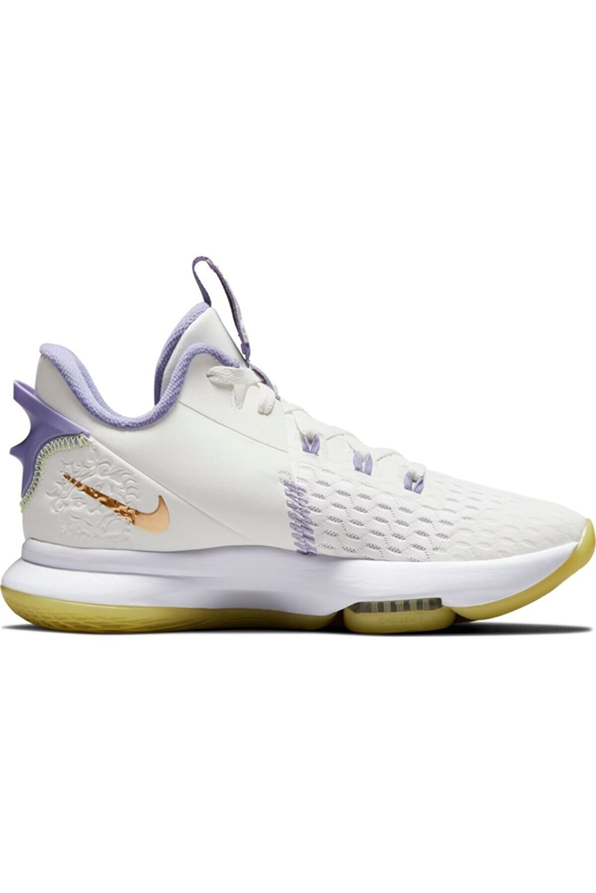 NIKE BasketbolNike Lebron Witness V Erkek Basketbol Ayakkabı CQ9380-102-BEYAZ