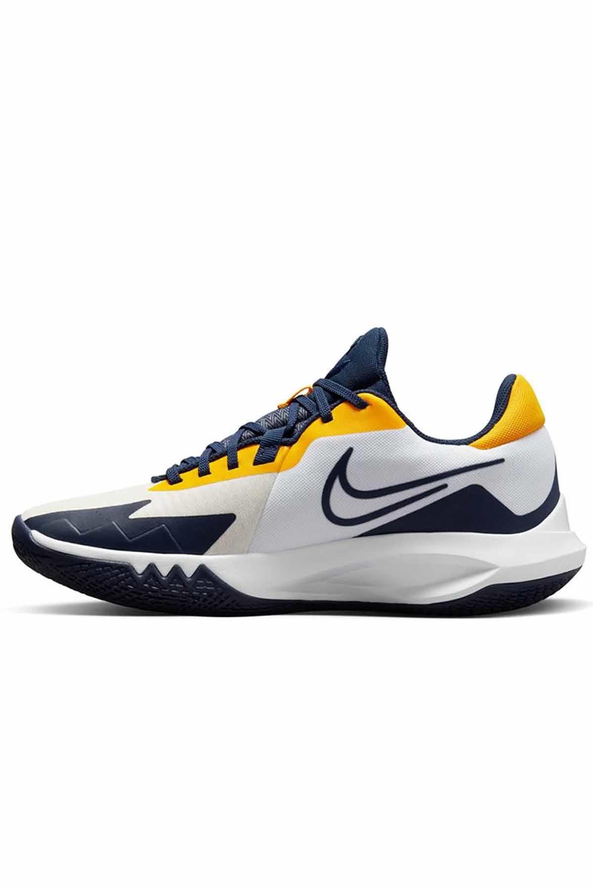 NIKEBasketbolNike Precision VI Unisex Basketbol Ayakkabı DD9535-101-Beyaz-Laci