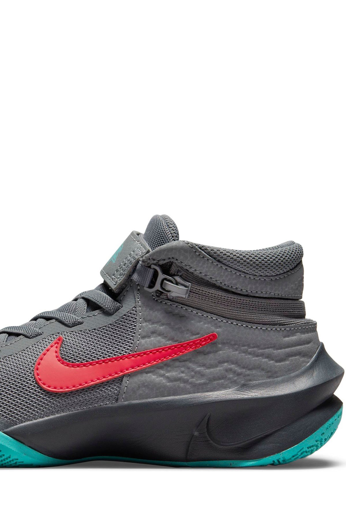 NIKEBasketbolNike Team Hustle D 10 Flyease Çocuk Basketbol Ayakkabı DD7303-008-Gri