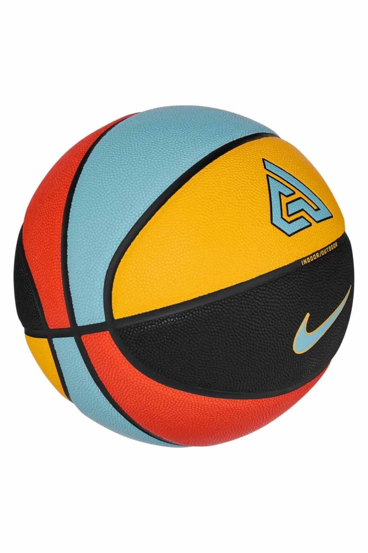 NIKEBasketbol TopuNike All Court 8P 2.0 G Antetokounmpo Deflated 7 Size Unisex Basketbol Topu N.100.4138.824.07-Çok Renkli