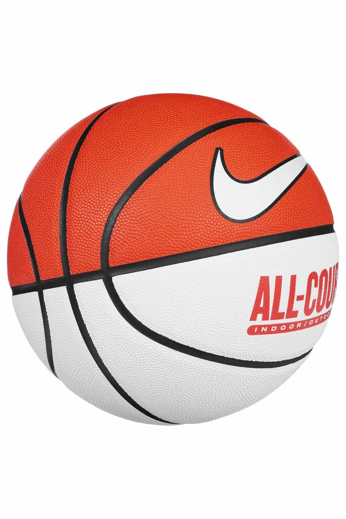 NIKEBasketbol TopuNike Everday All Court 8P Deflated Unisex Basketbol Topu N.100.4369.187-beyaz/krmz