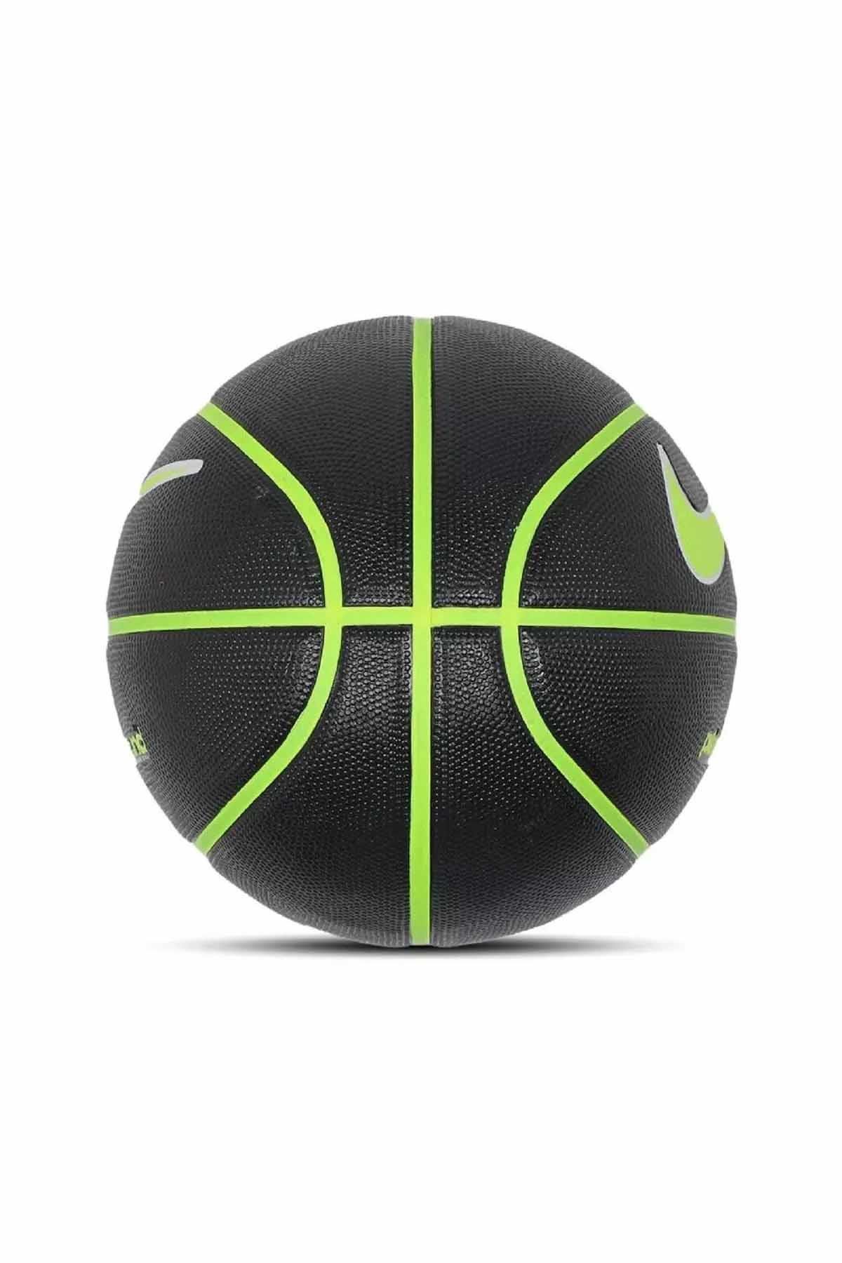 NIKEBasketbol TopuNike Everyday Playgraund 8P Graphic Deflated Unisex Basketbol Topu N.100.4498.044.07-Siyah-YŞL