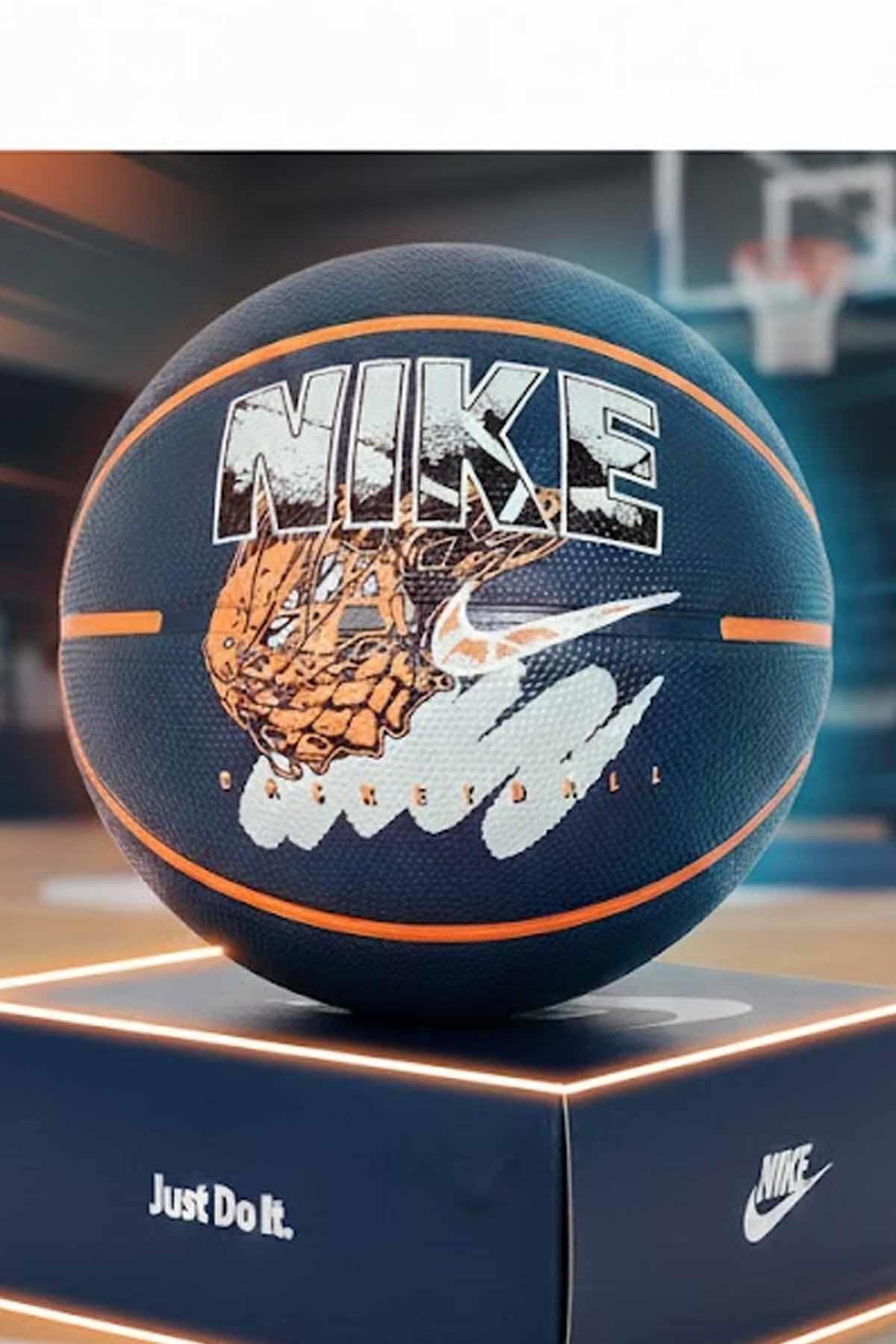 NIKEBasketbol TopuNike Everyday Playground 8P Graphic Deflated Unisex Basketbol Topu N.100.4371.408.07-Blue Force