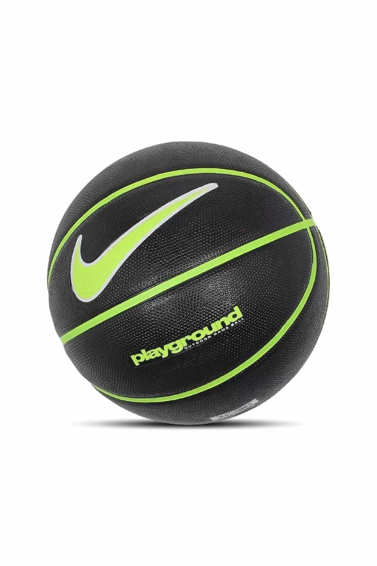 NIKEBasketbol TopuNike Everyday Playgraund 8P Graphic Deflated Unisex Basketbol Topu N.100.4498.044.07-Siyah-YŞL