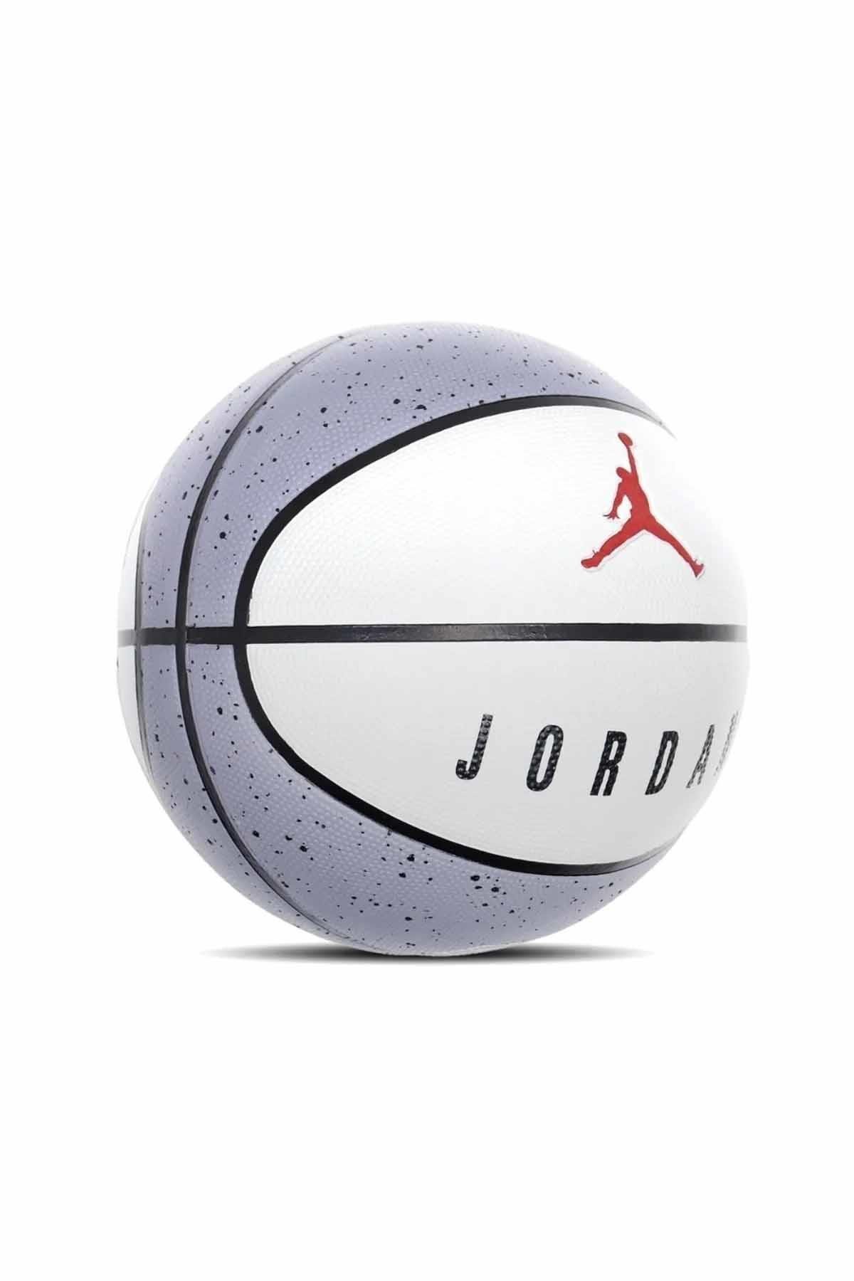 NIKEBasketbol TopuNike Jordan Playground 2.0 8P Deflated Wolf Unisex Basketbol Topu J.100.8255.049.07-BEYAZ