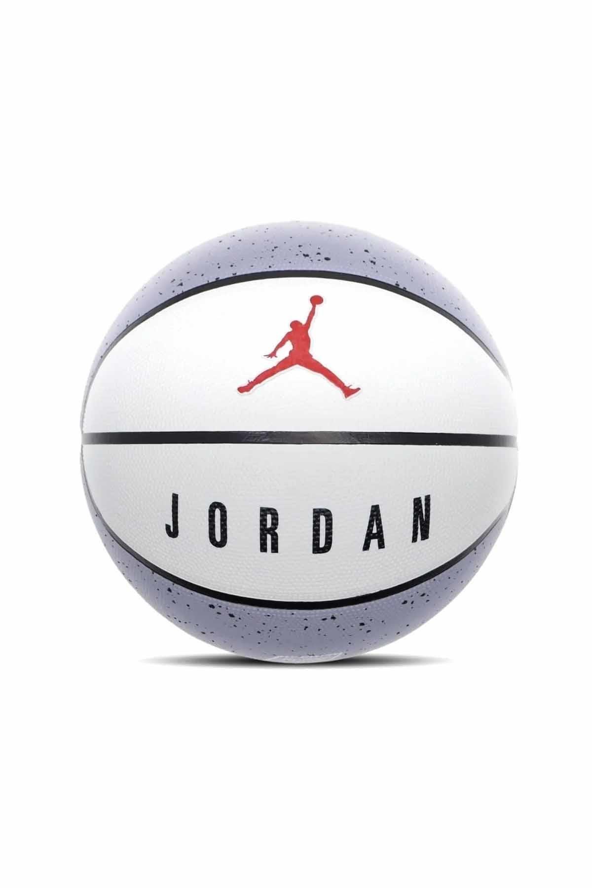 NIKEBasketbol TopuNike Jordan Playground 2.0 8P Deflated Wolf Unisex Basketbol Topu J.100.8255.049.07-BEYAZ