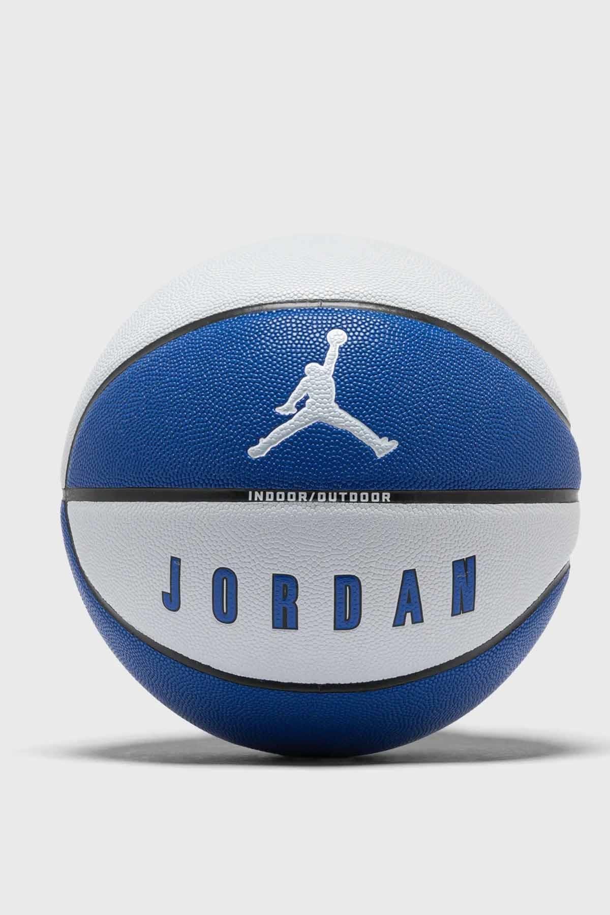 NIKEBasketbol TopuNike Jordan Ultimate 2.0 8P Deflated Unisex Basketbol Topu J.100.8254.410-Beyaz/Mavi