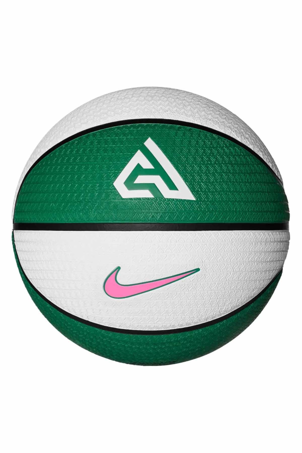 NIKEBasketbol TopuNike Playground 8P 2.0 G Antetokounmpo Deflated 7 Size Unisex Basketbol Topu N.100.4139.331.07-YEŞİL